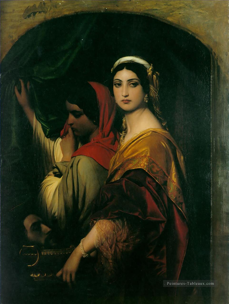 herodias 1843 histoires Hippolyte Delaroche Peintures à l'huile